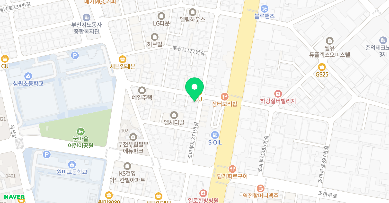수정 음악학원 위치