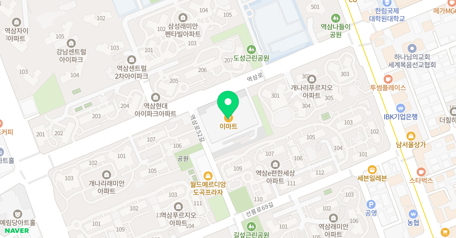 에프에이 무용아카데미학원 위치