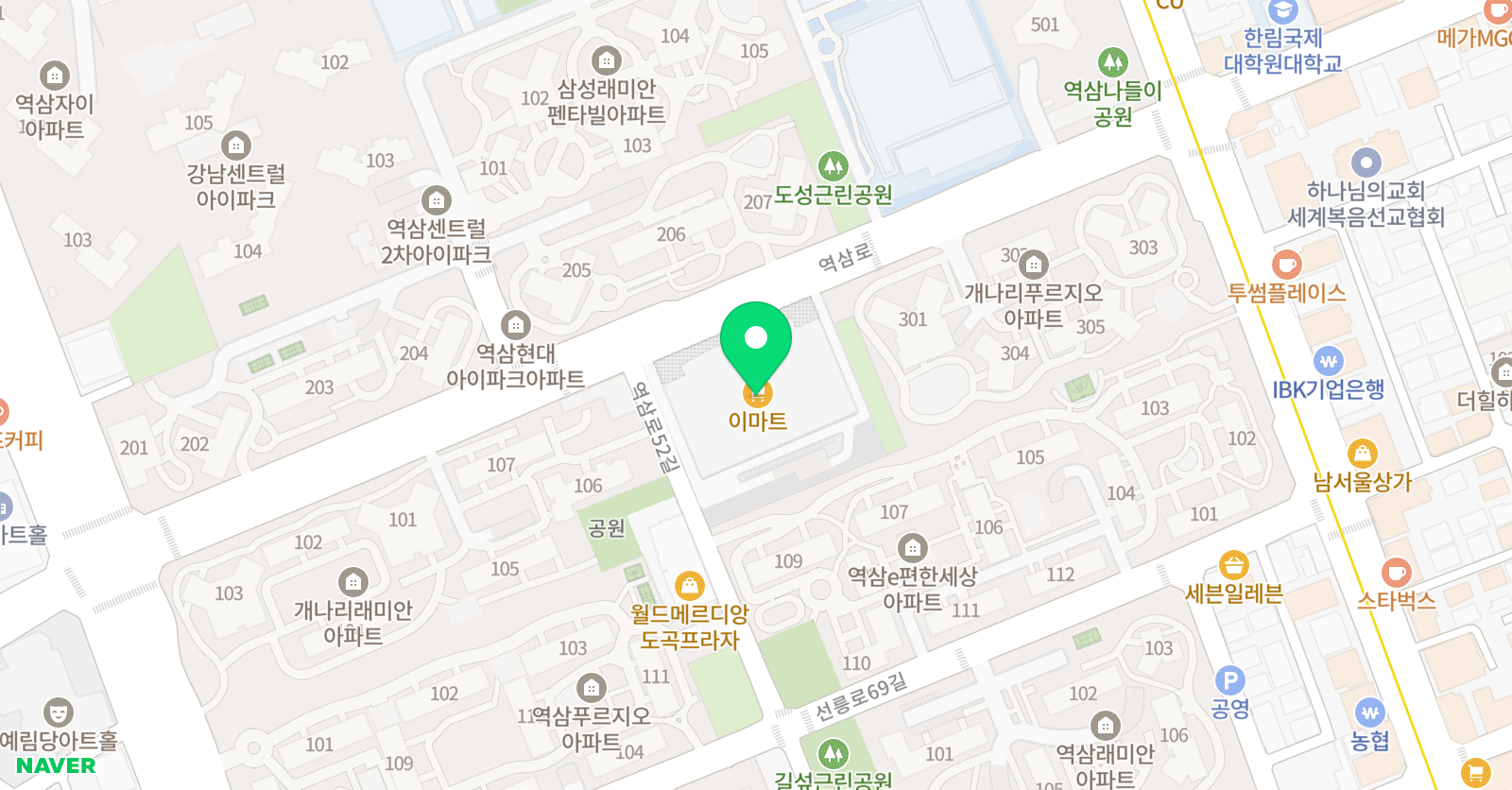 카이로스 어린이아이스하키클럽 위치
