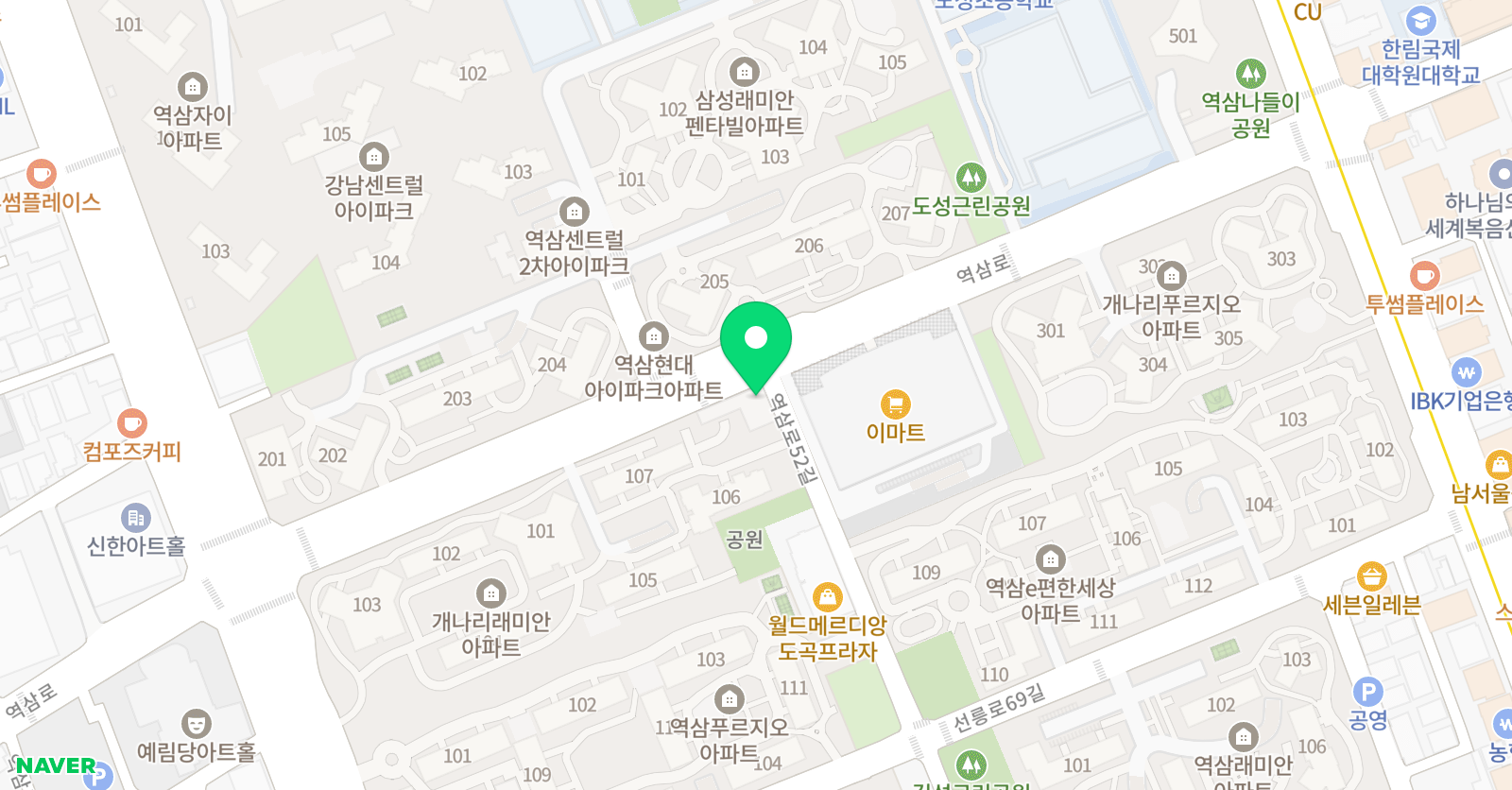 로보티즈 키즈랩 역삼점 위치