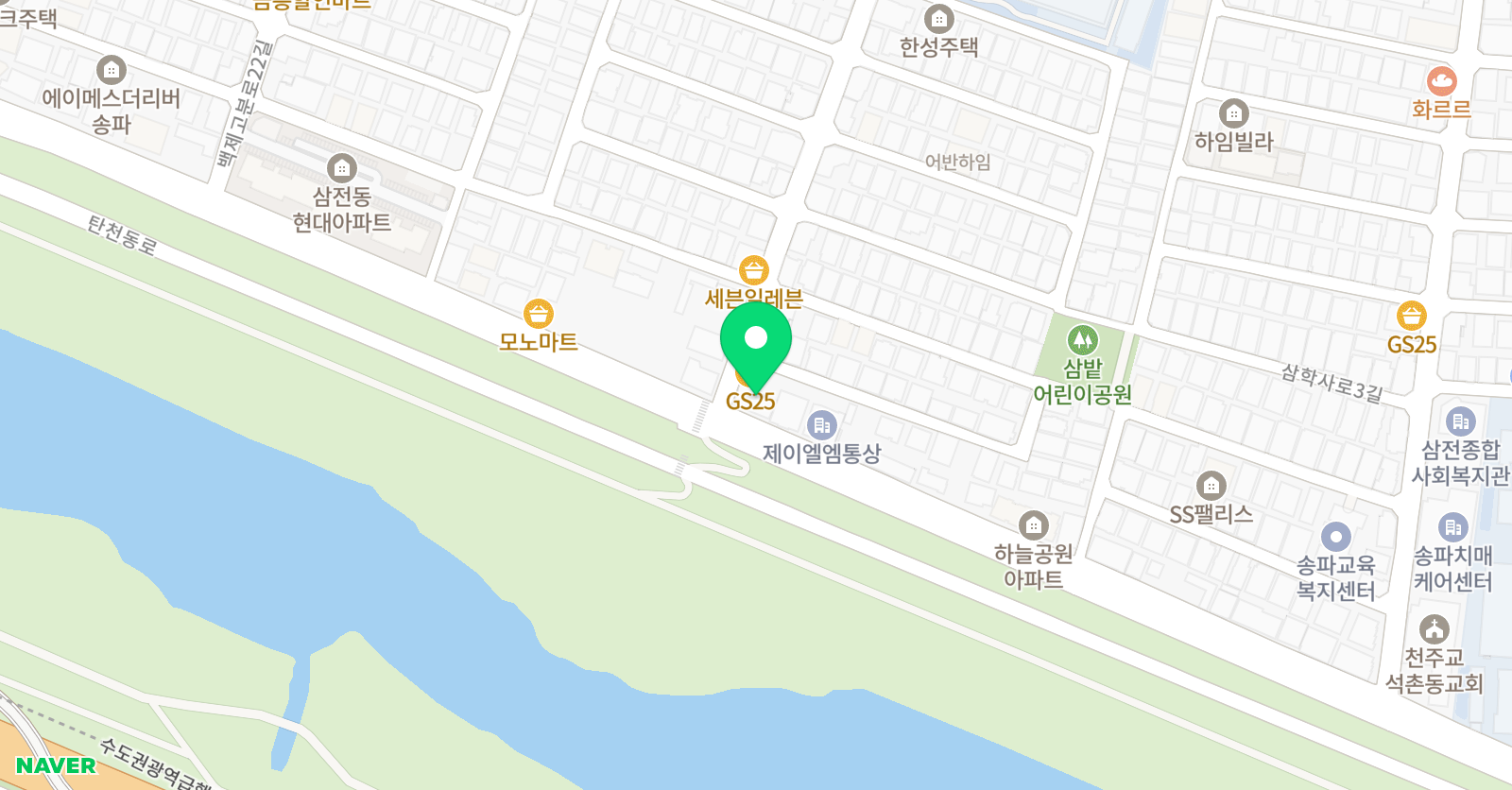 앰비션풋볼랩 잠실점 위치