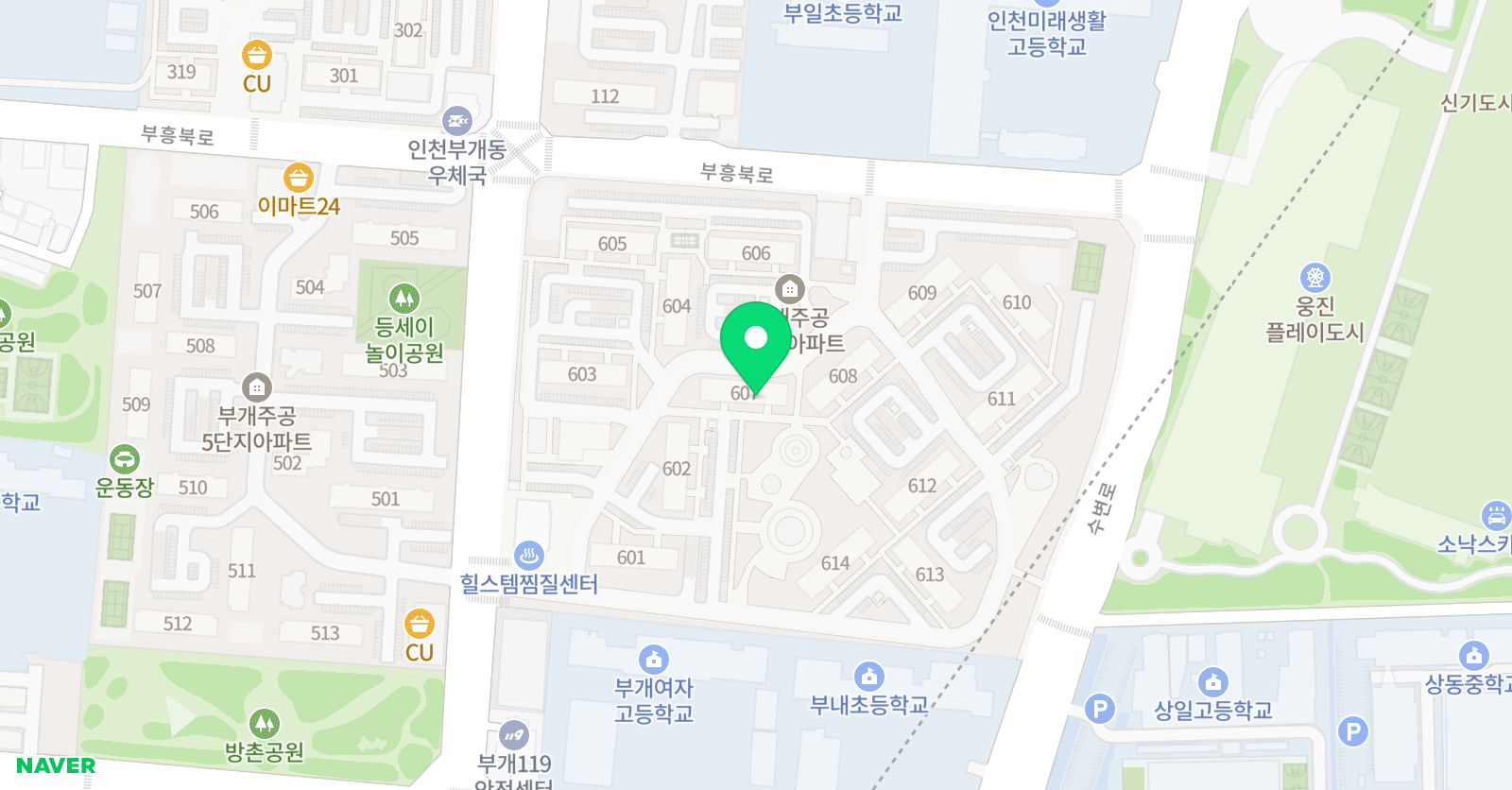 스마트해법 영어 부개주공교실점 위치