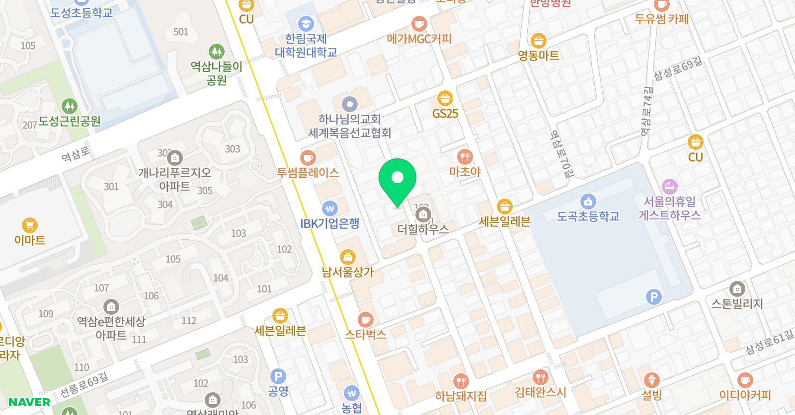 천소희 수학 대치동 위치