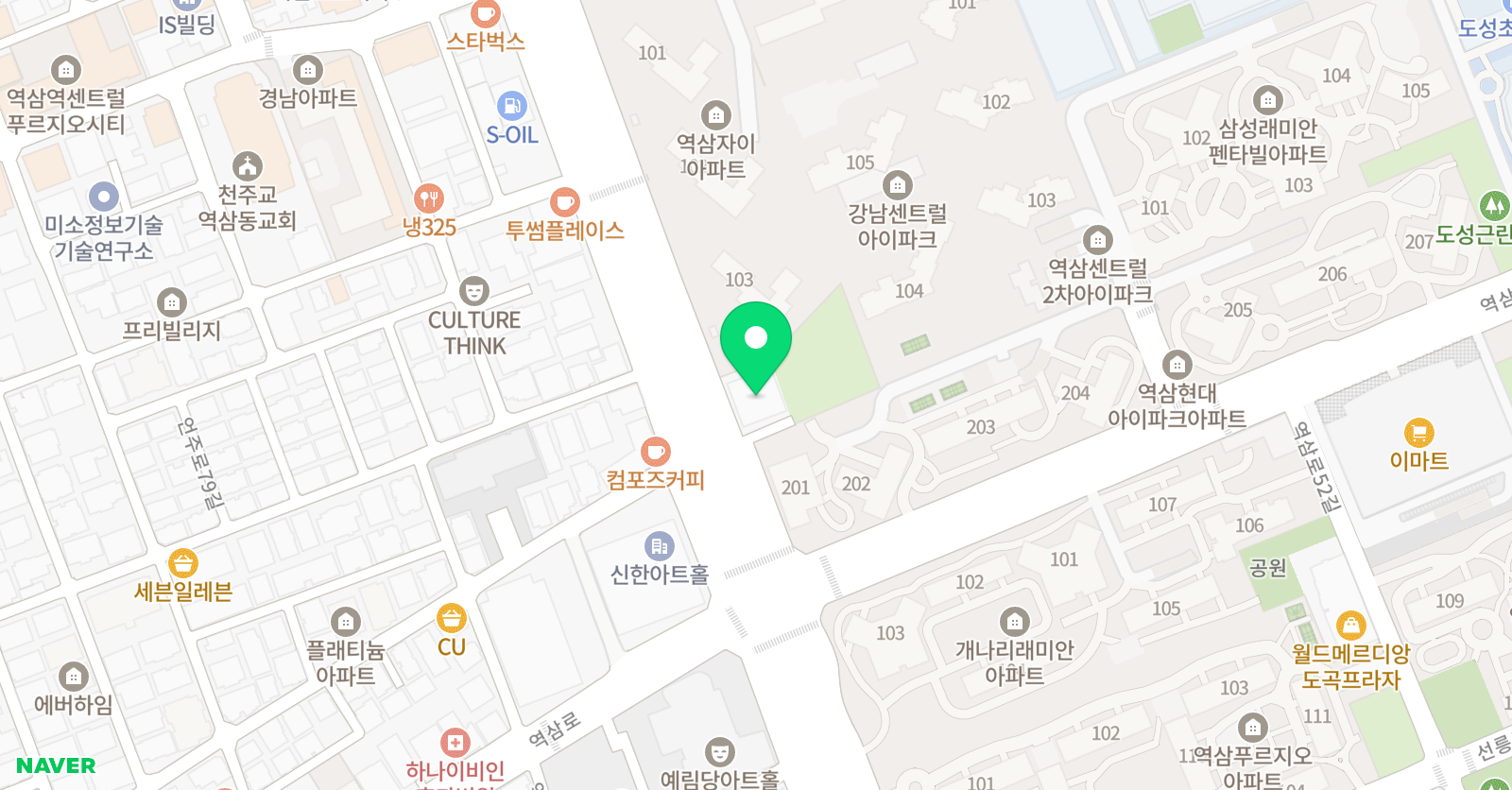 에프에이 무용아카데미 3관학원 위치