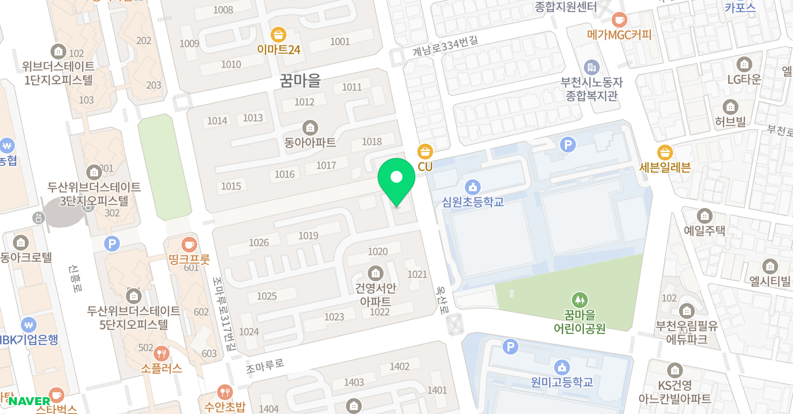 더필 음악학원 위치