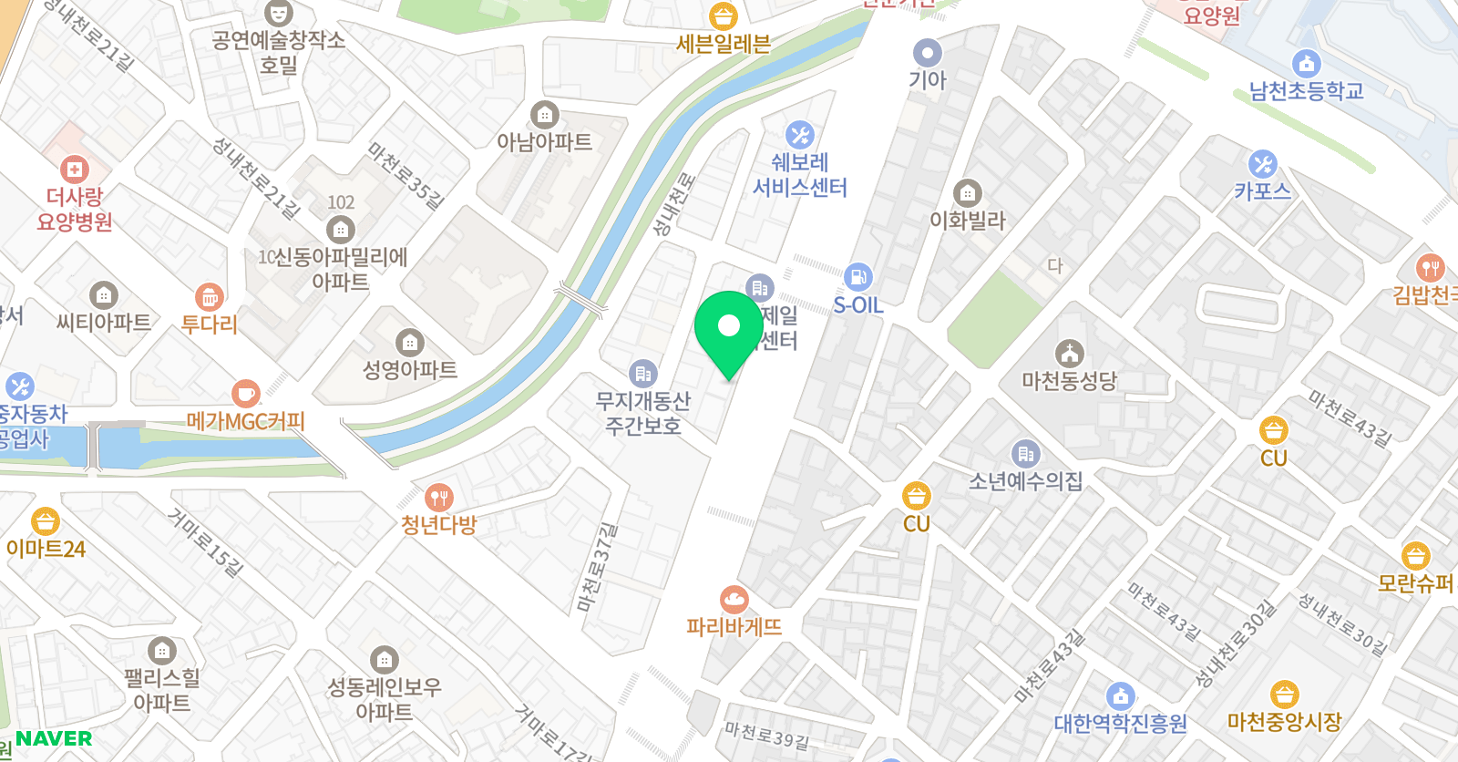 잉글리쉬무무 마천제1학습관 위치