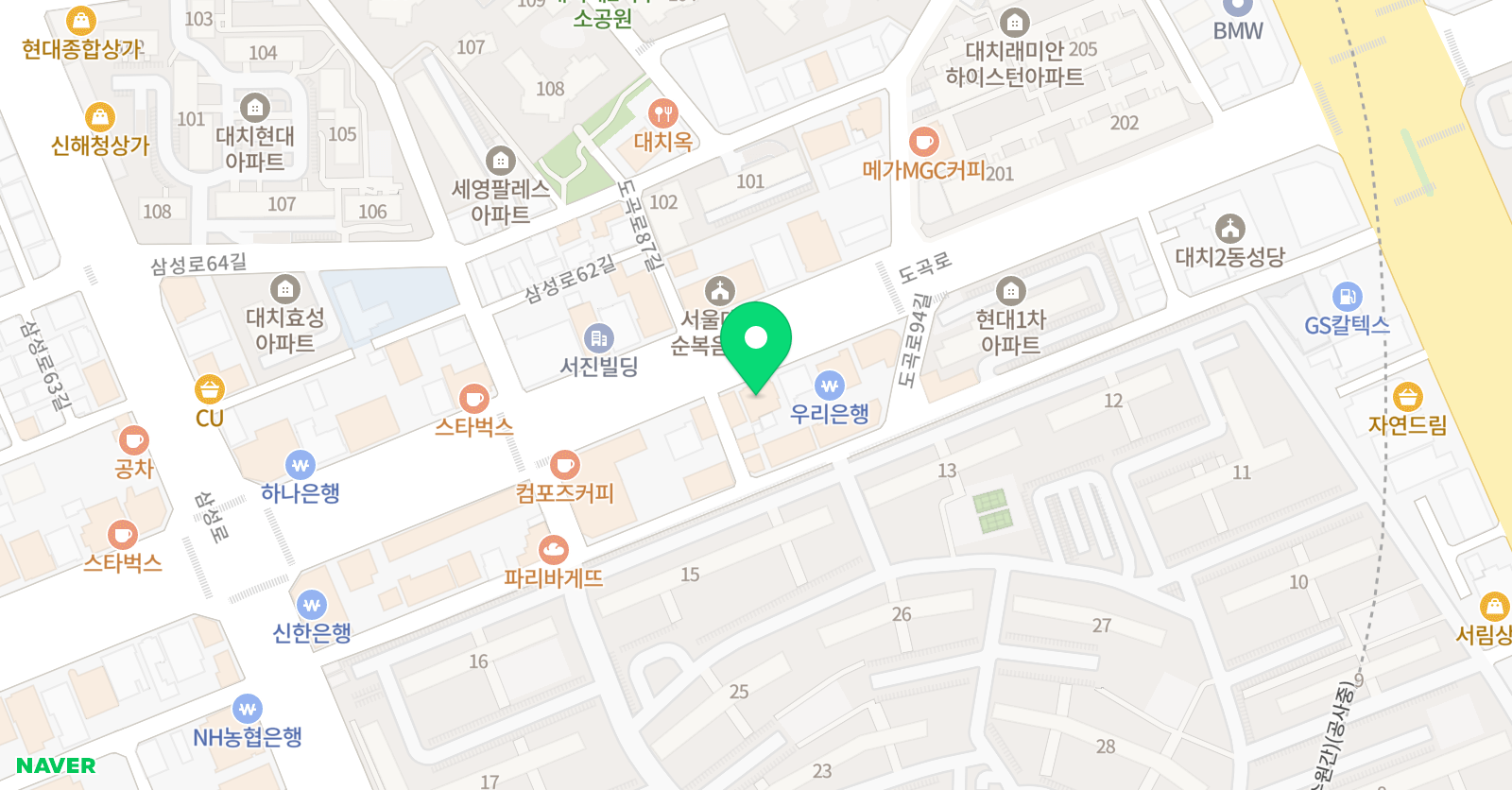 아이엔 어학원 위치