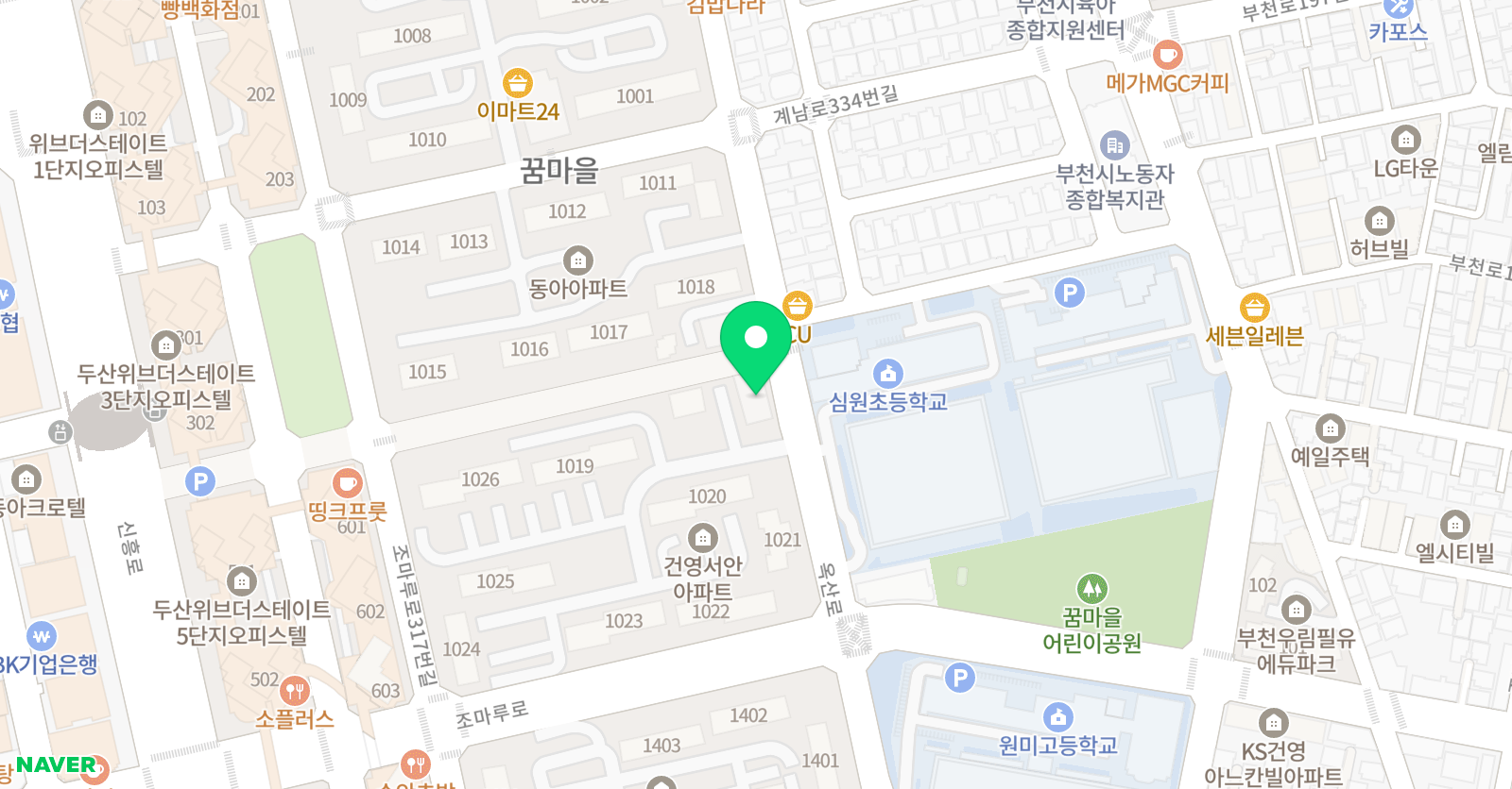 호 수학학원 위치