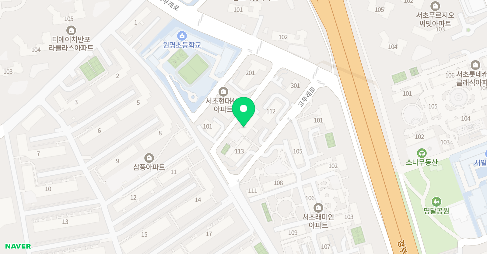 솔빛 수학교습소 위치