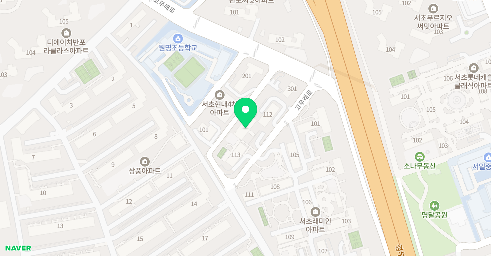 그린아이 미술학원 위치