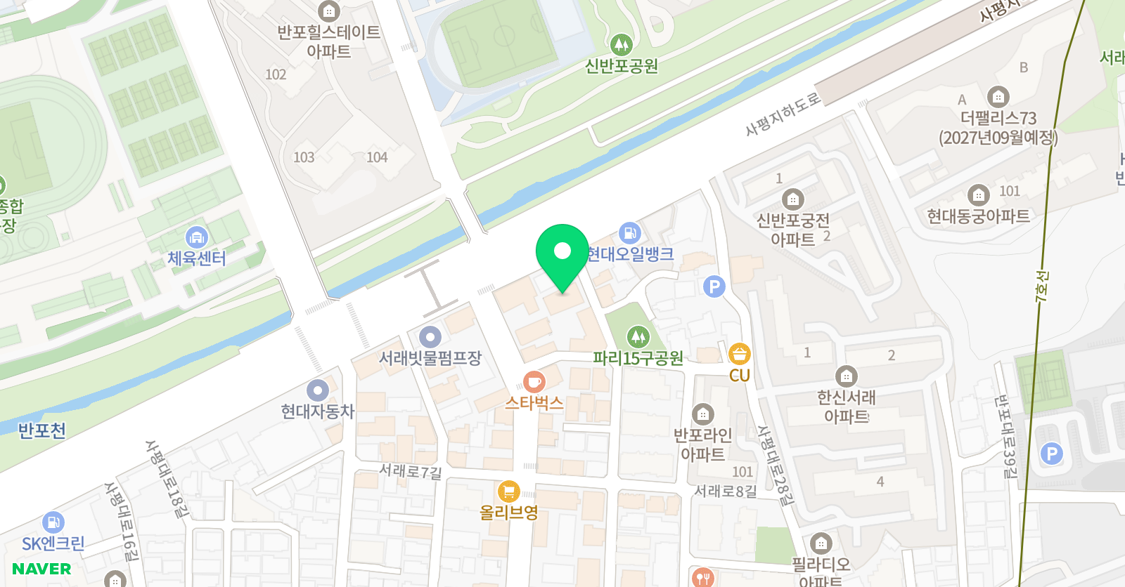 안스 어린이스포츠클럽 반포본점 위치