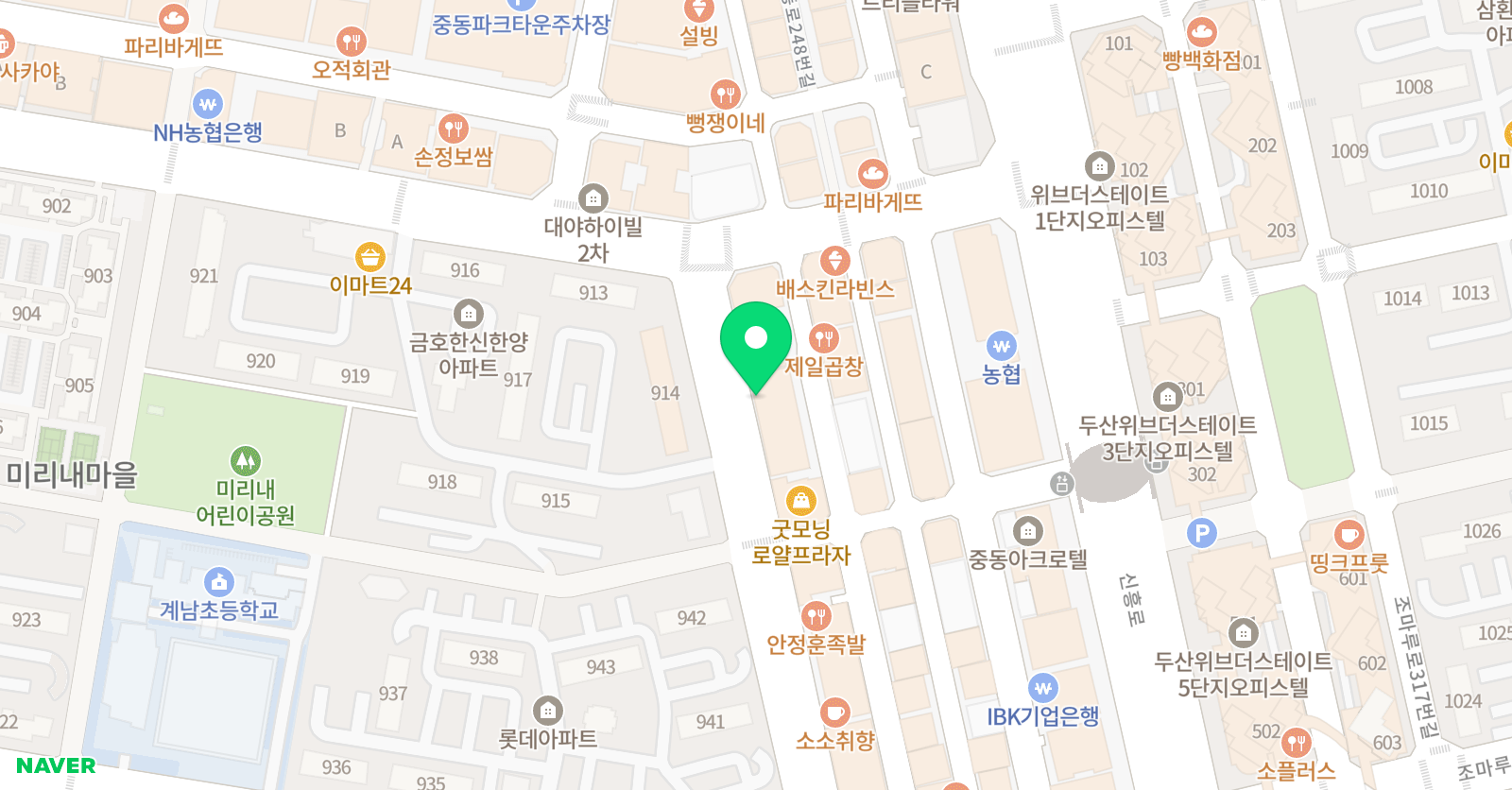 선율 음악학원 위치