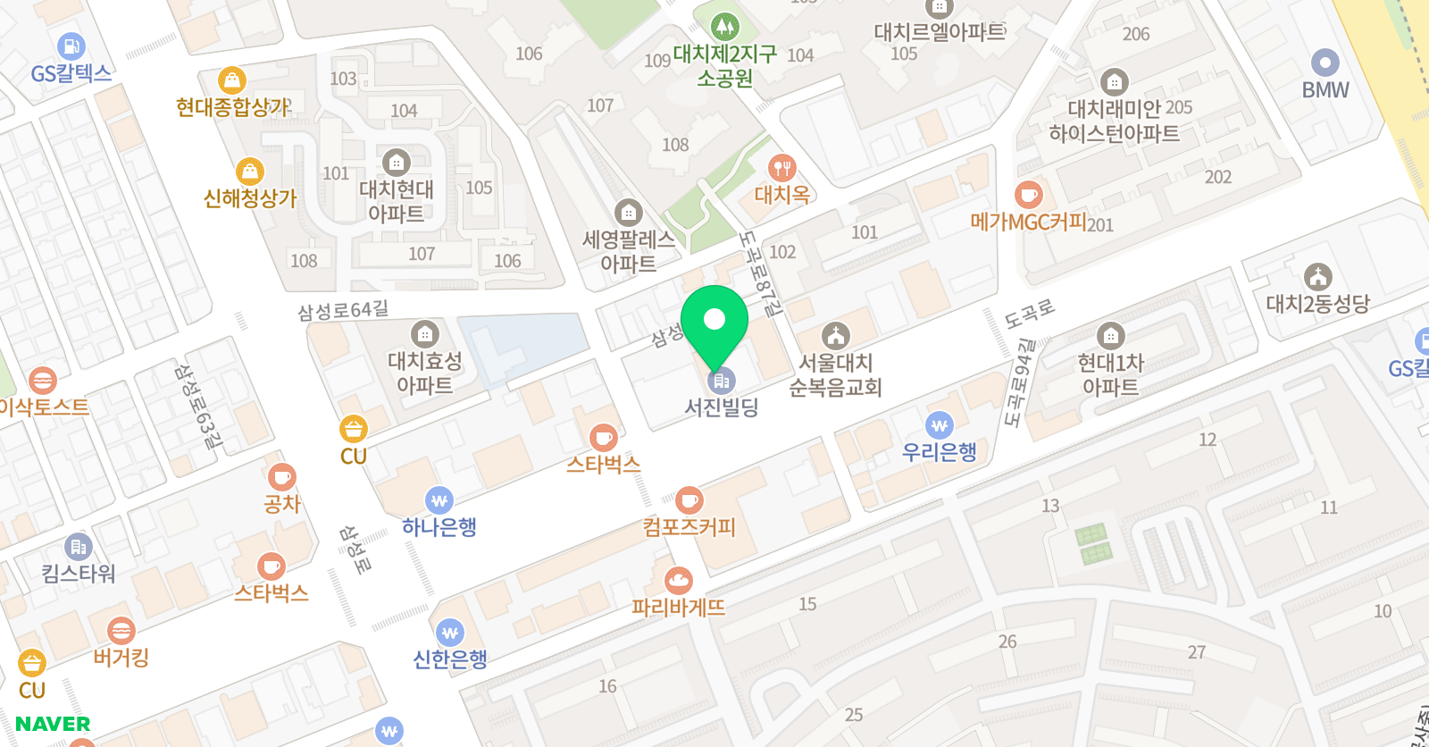 KNS에듀 초등관 위치