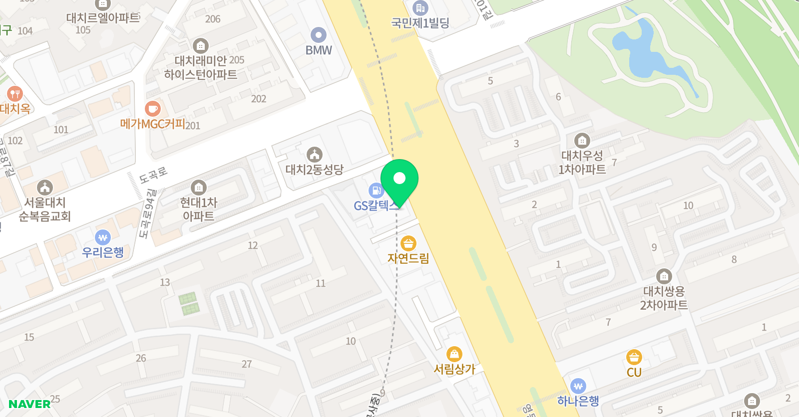 덕스 어학원 대치캠퍼스 위치