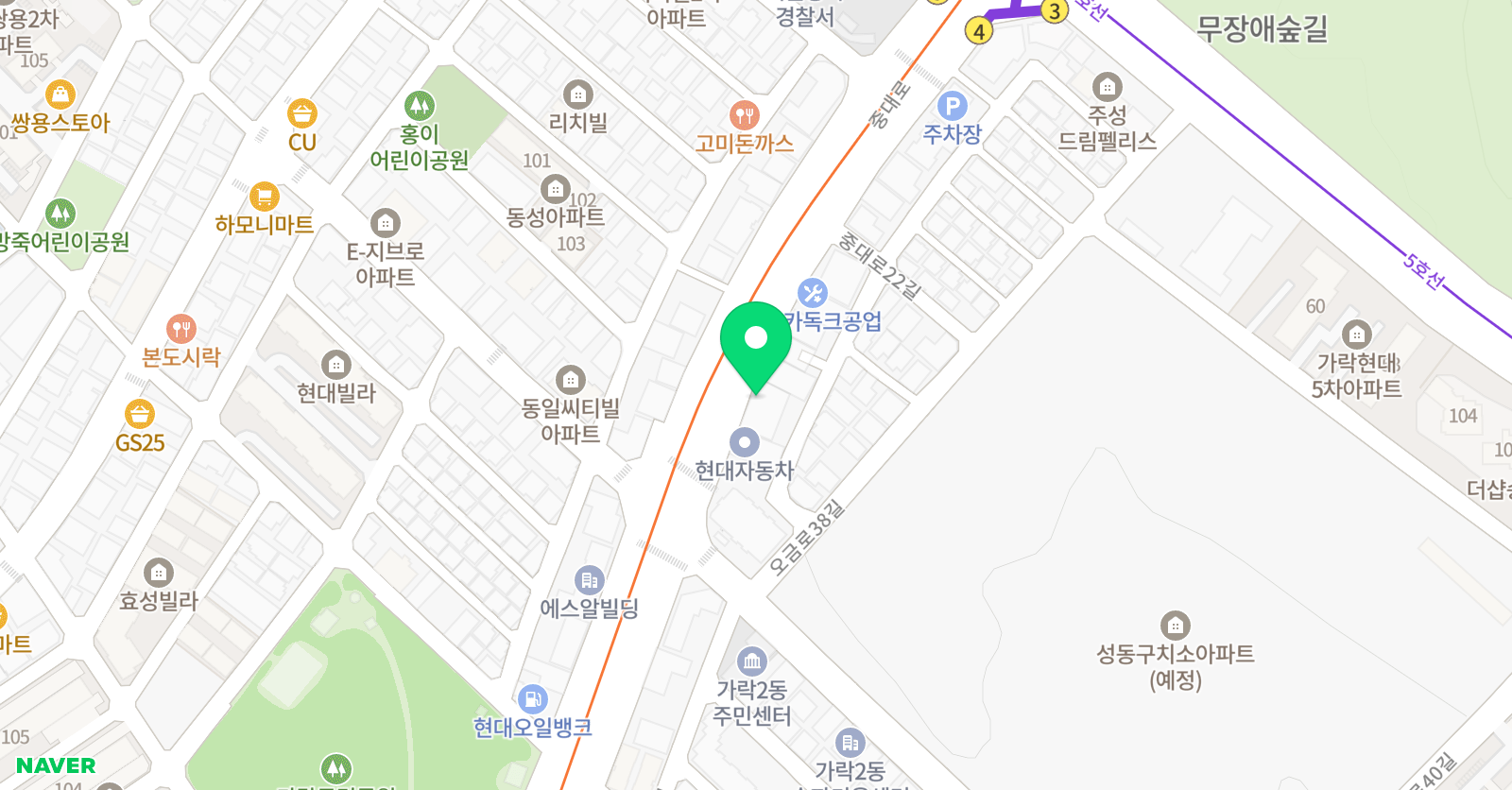 씨알 학원 위치