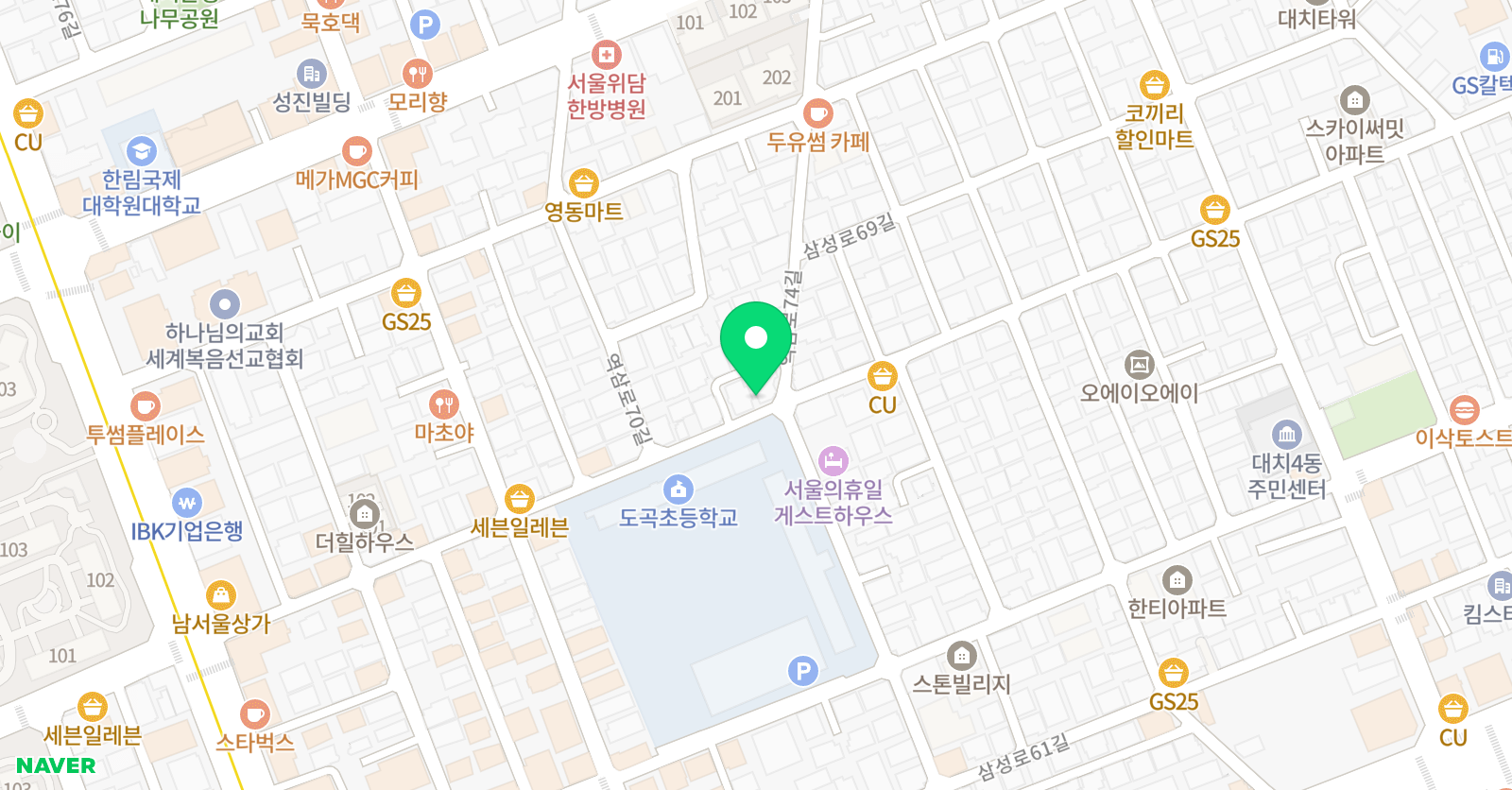 무나리아트 미술교습소 위치