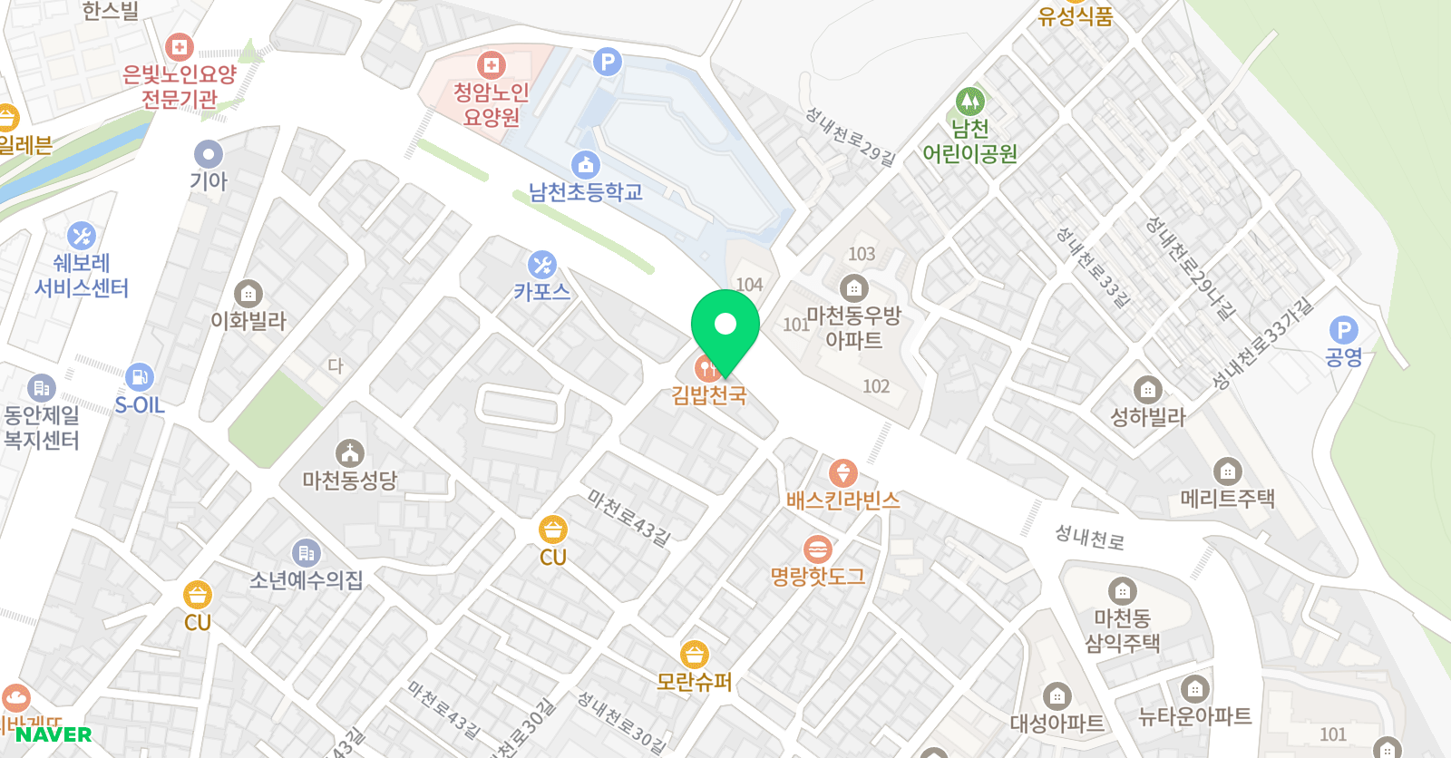 친구들의 미술학원 위치