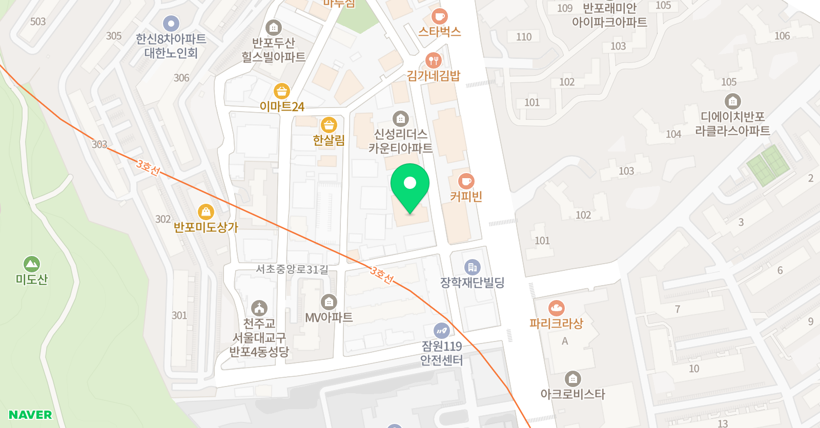 현문 국어학원 위치
