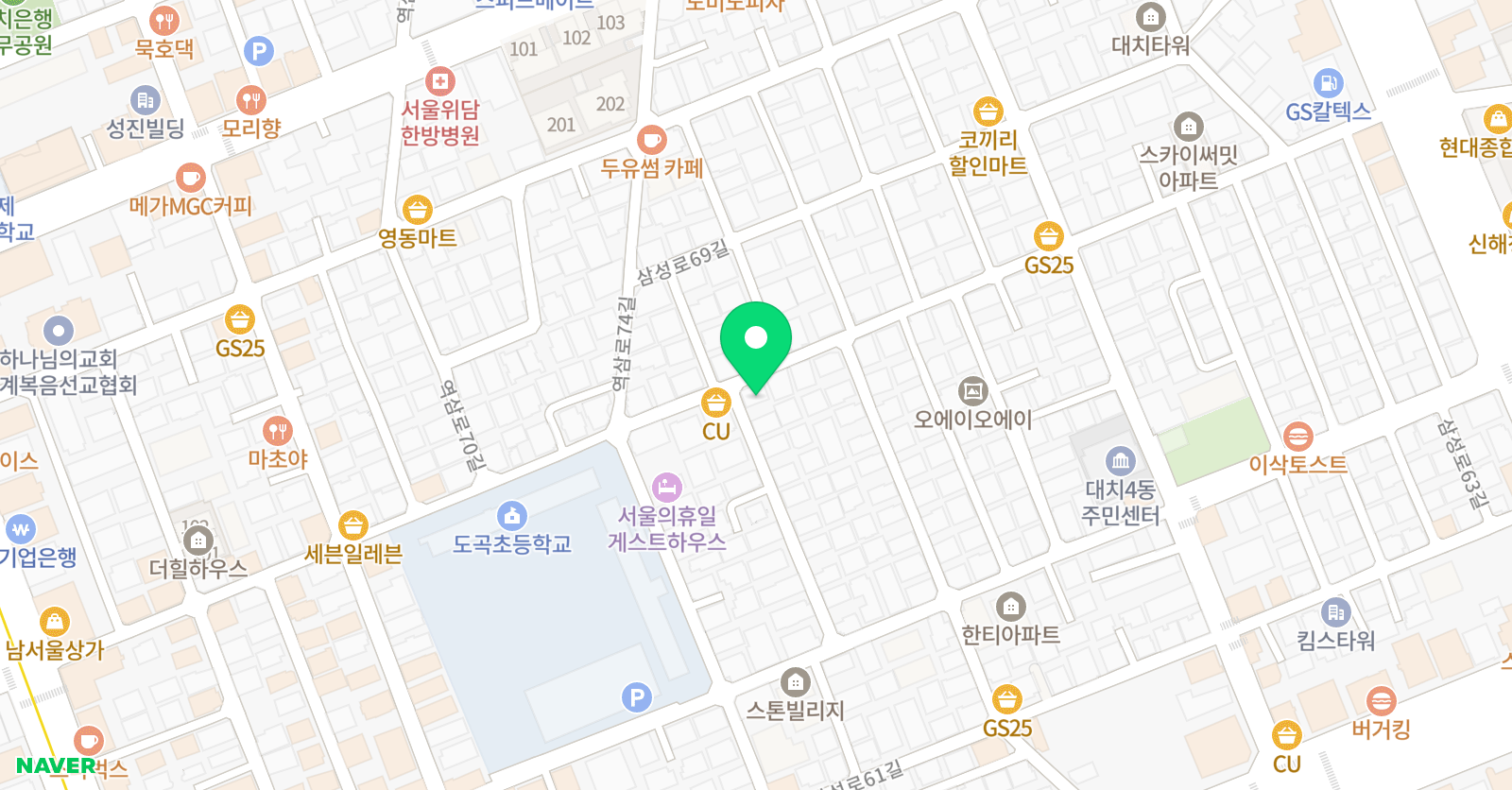 앞서가는 수학교실 위치