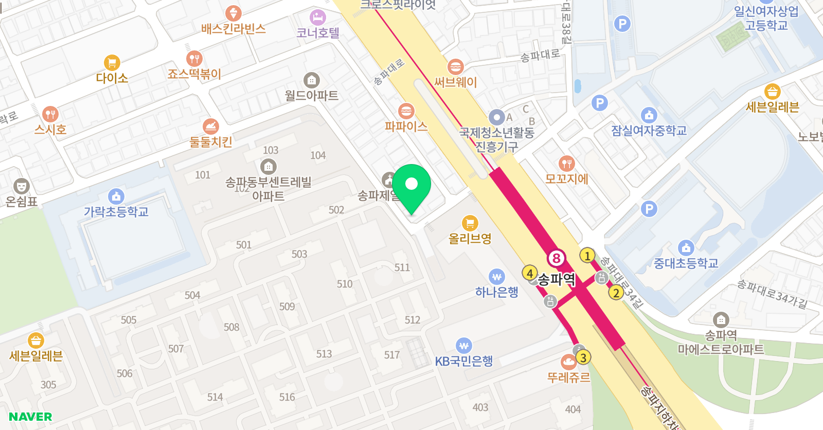 넥스트 미술학원 위치
