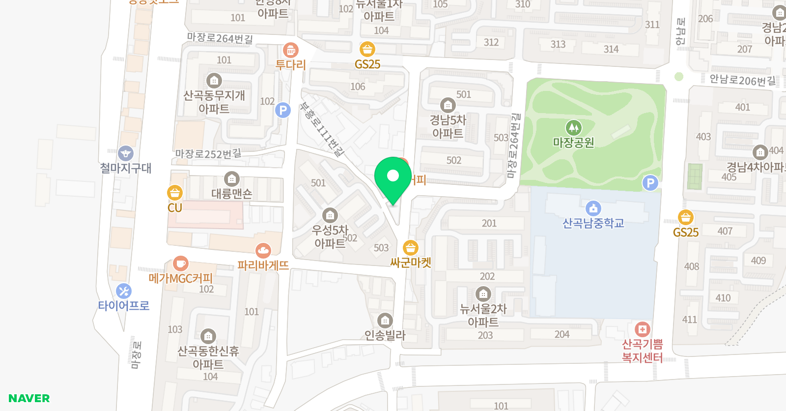 엘리트줄넘기 클럽 위치