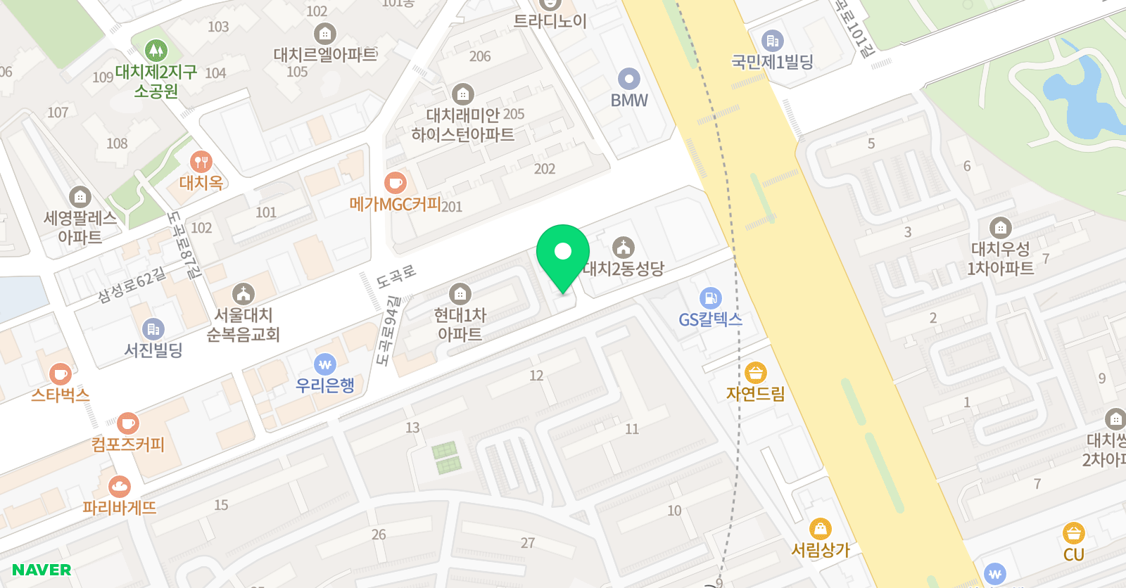 수이 학원 위치