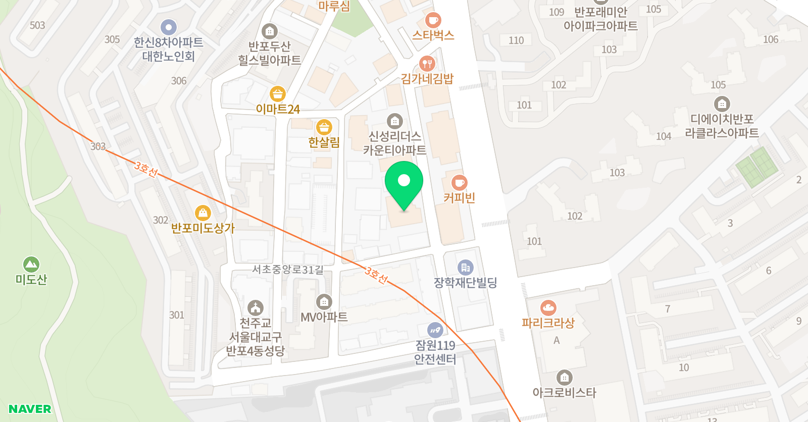 크라센 어학원 서초2관 위치