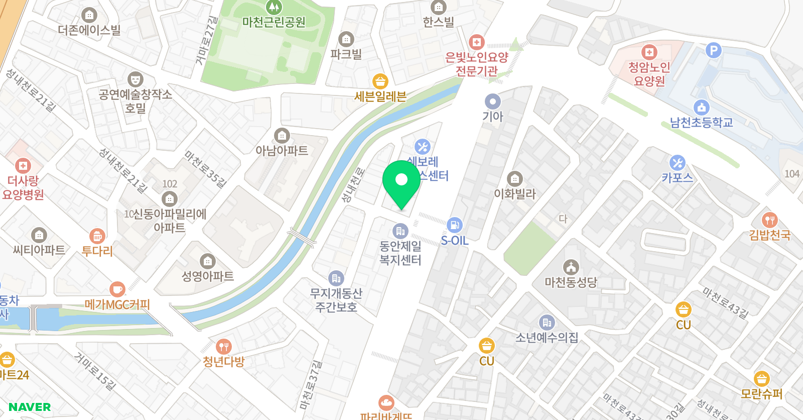 헤르츠 실용음악학원 위치