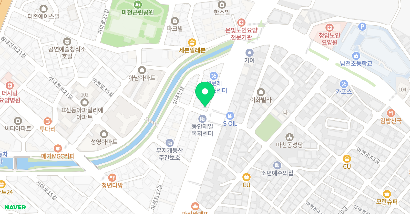 헤르츠댄스아카데미 학원 위치