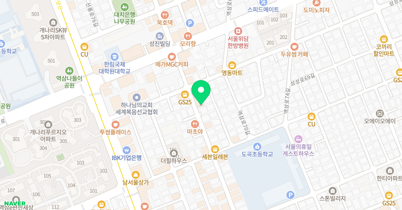 앨쌤1:1영어교습소 위치