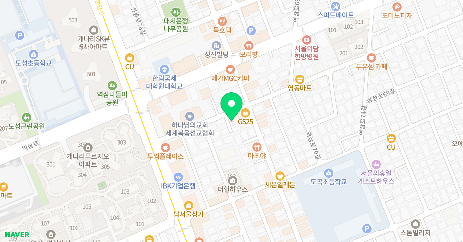 드림에듀케이션아카데미 위치