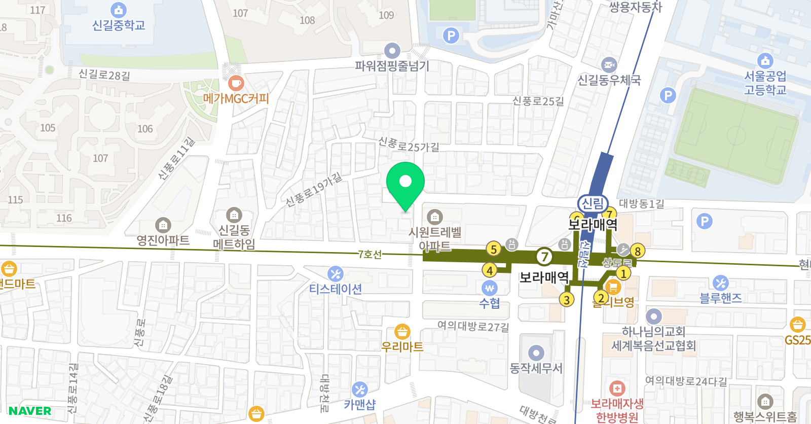 라엘 수학학원 위치