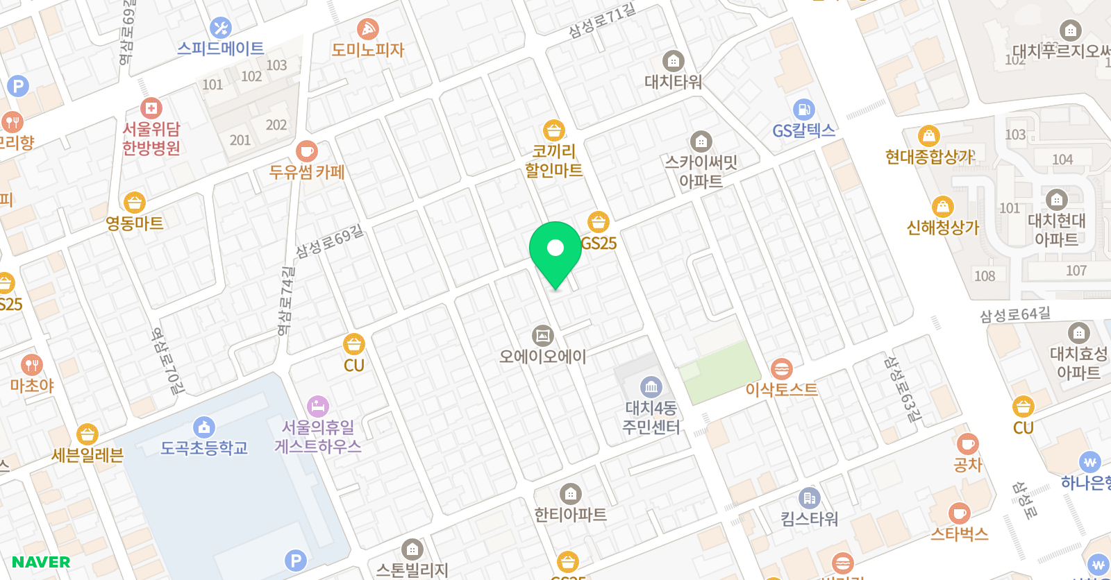 이화 국어논술전문학원 위치