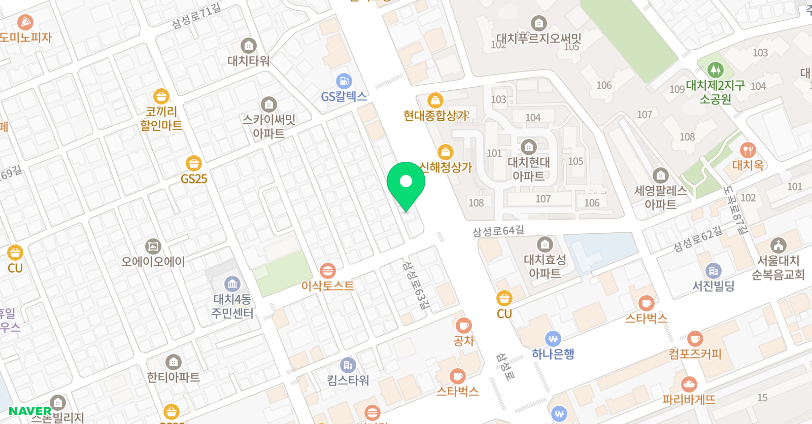 시냅스 수학학원 위치
