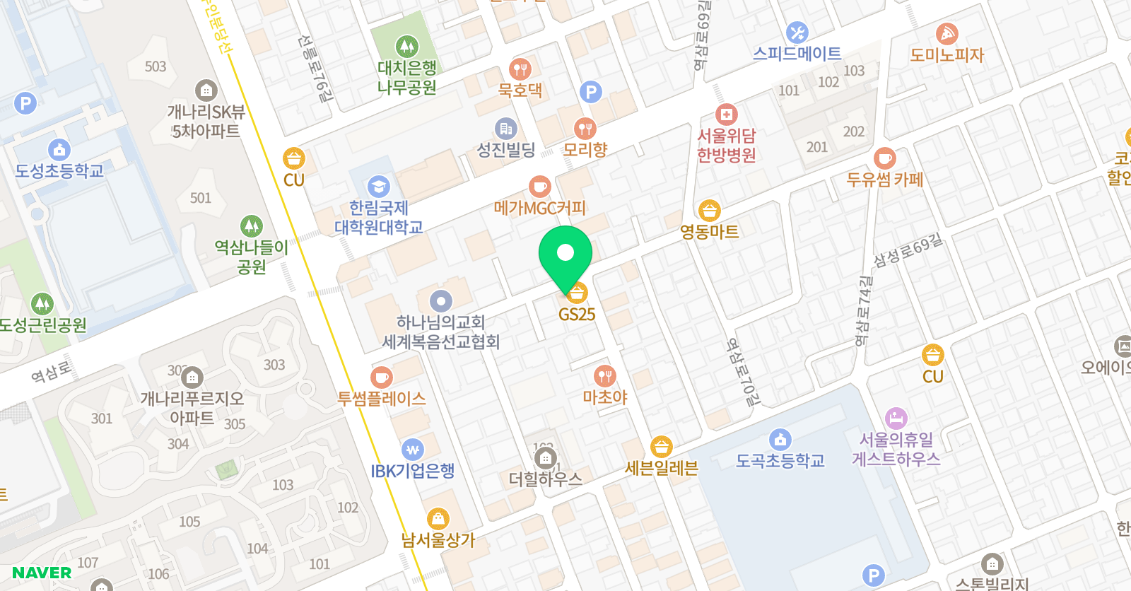 영재체험 수학 위치