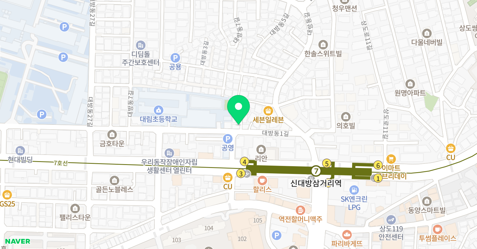 장용문 수학교습소 위치