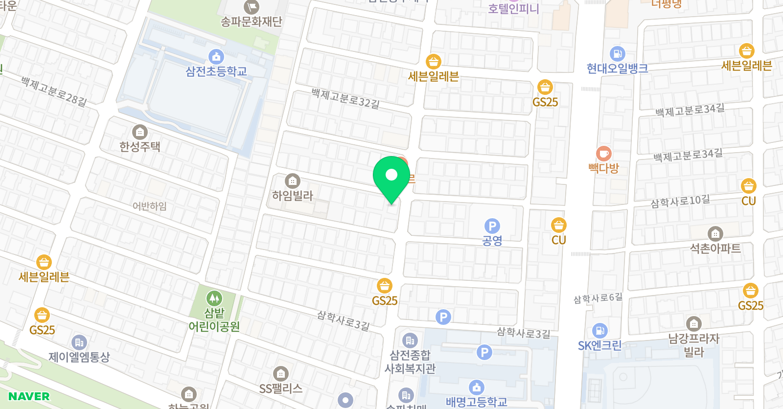 뉴예그린 음악학원 위치