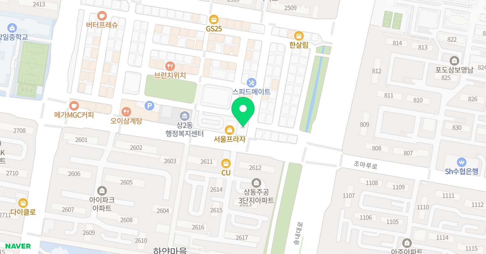 소리미 음악학원 위치