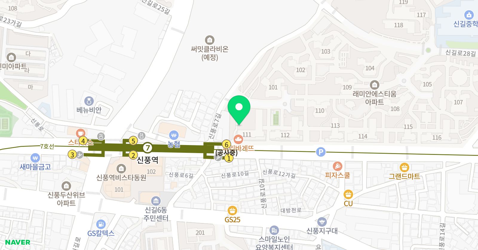 잭콩 영어 도서관 위치