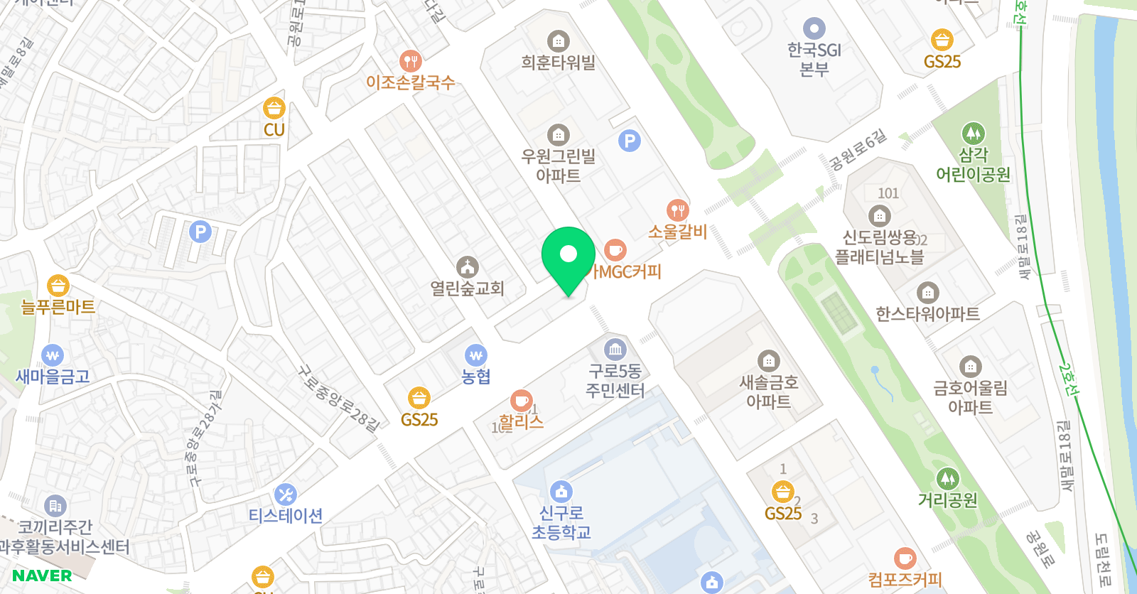 라핀아트 미술교습소 위치