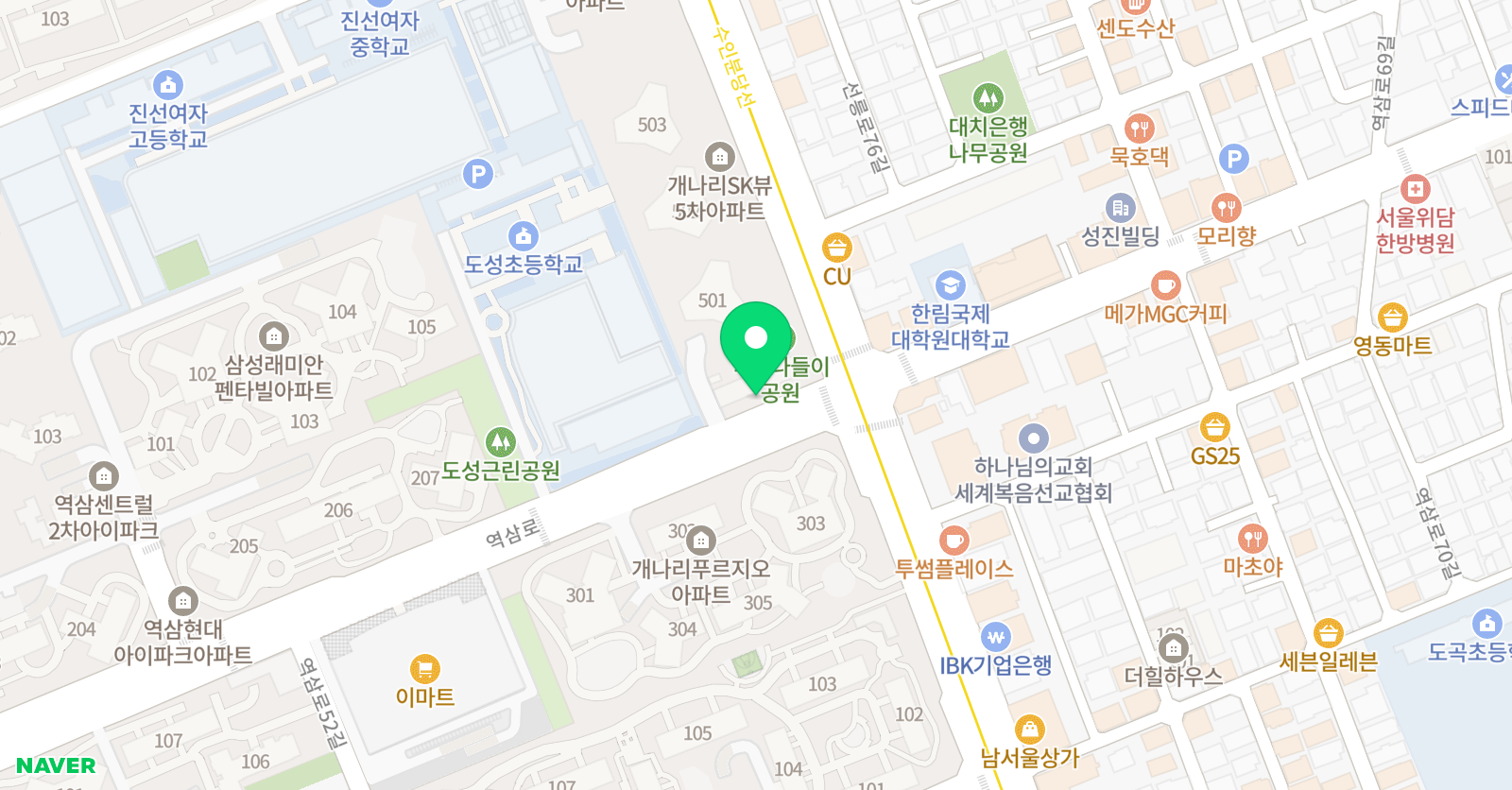 이젠 미술학원 위치