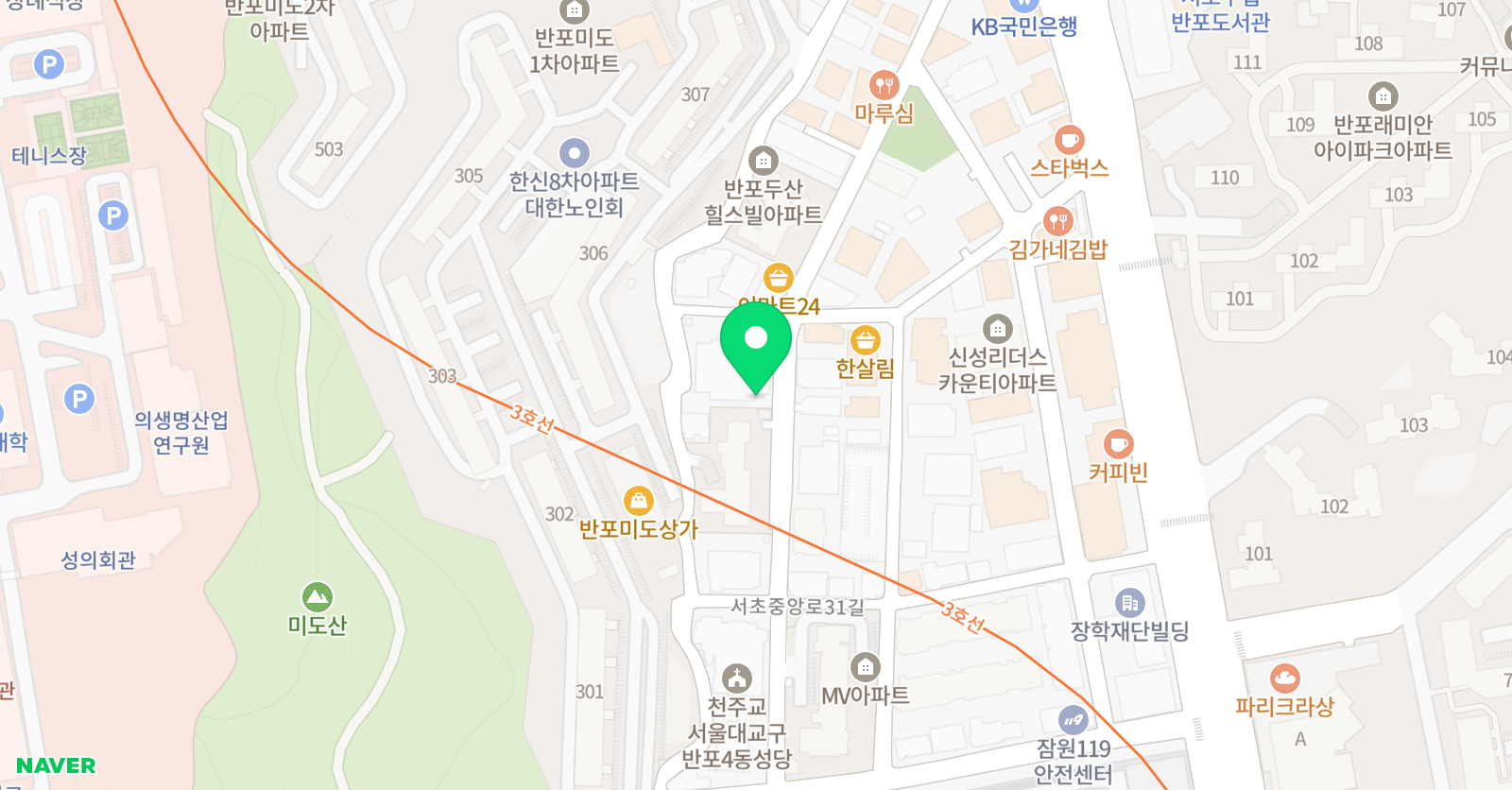 생각하는황소 서초학원 위치