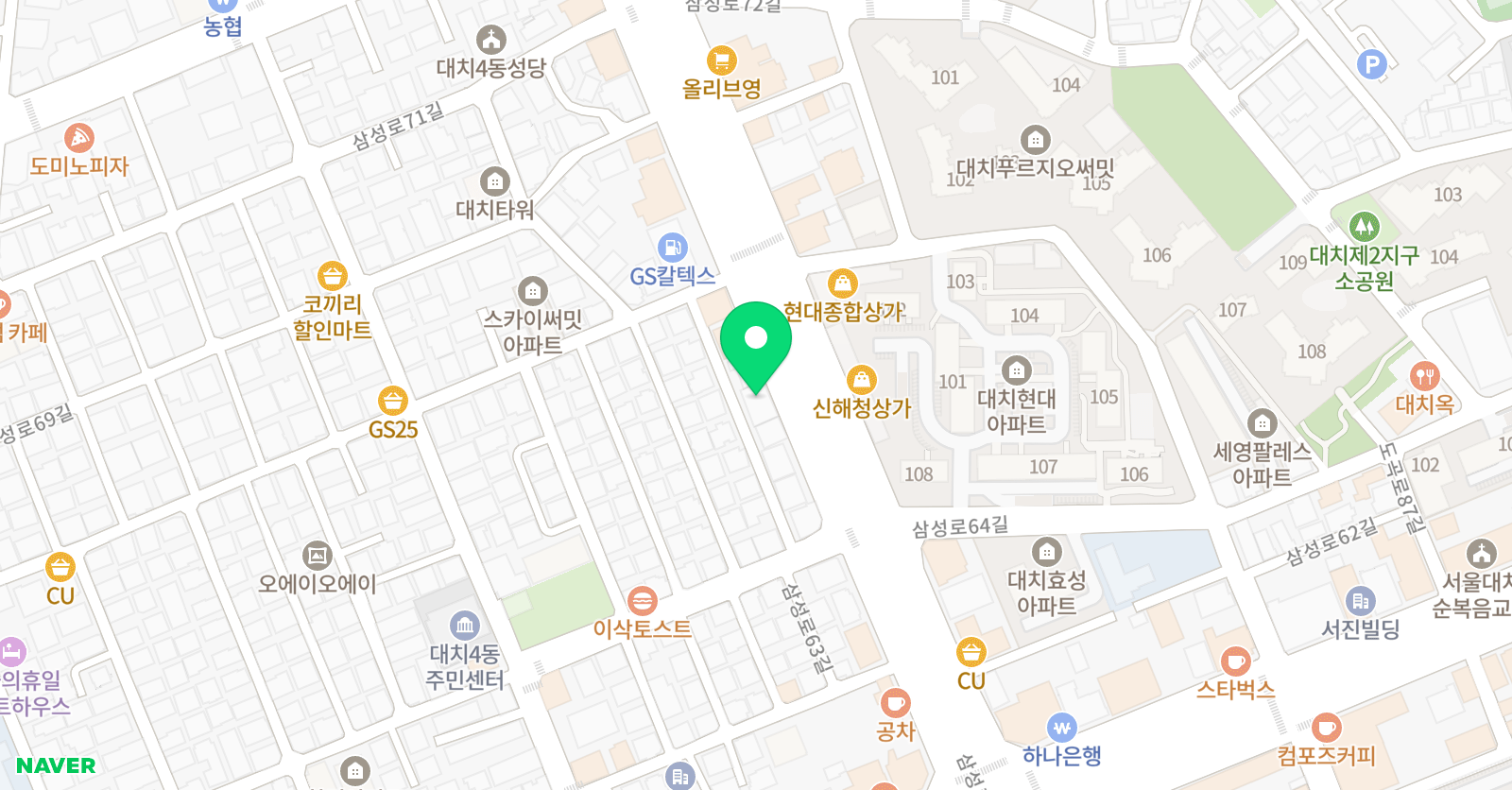 미투스카이 수학학원 위치