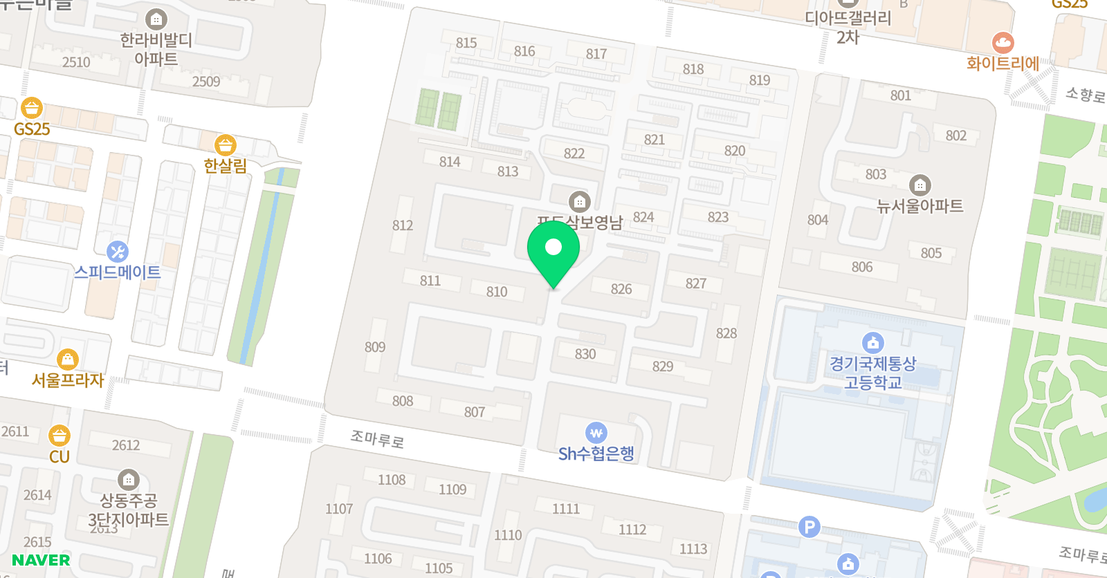 문정수 오렌지미술학원 위치
