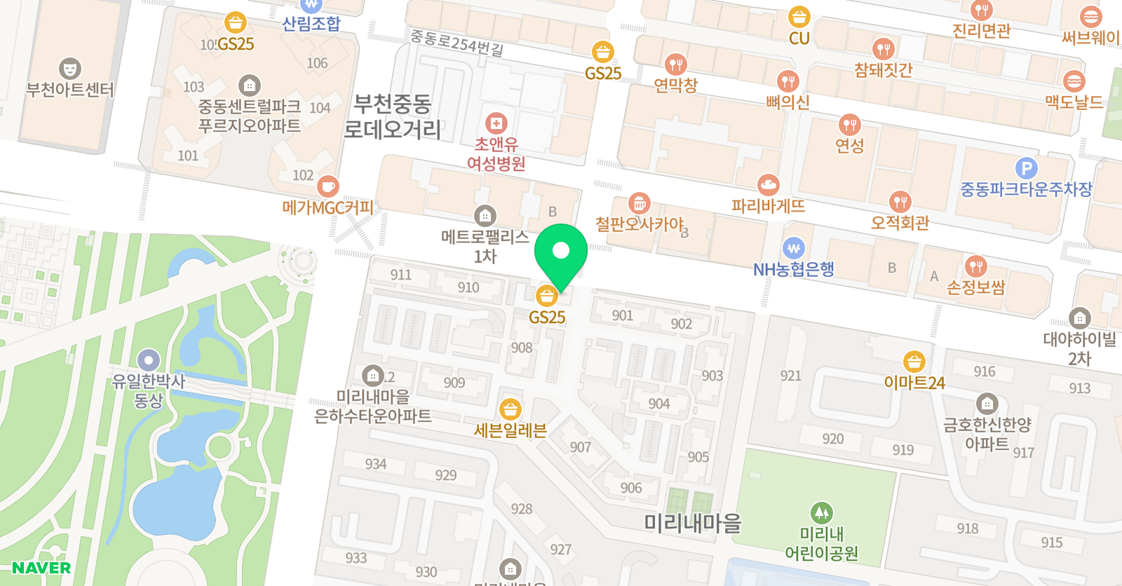 레아 미술학원 위치