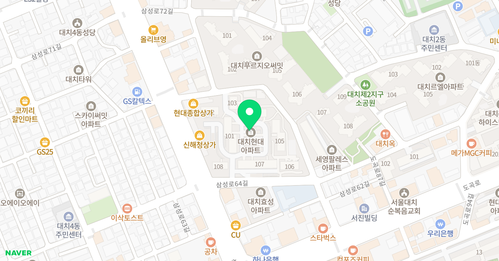 IG 수학교습소 위치