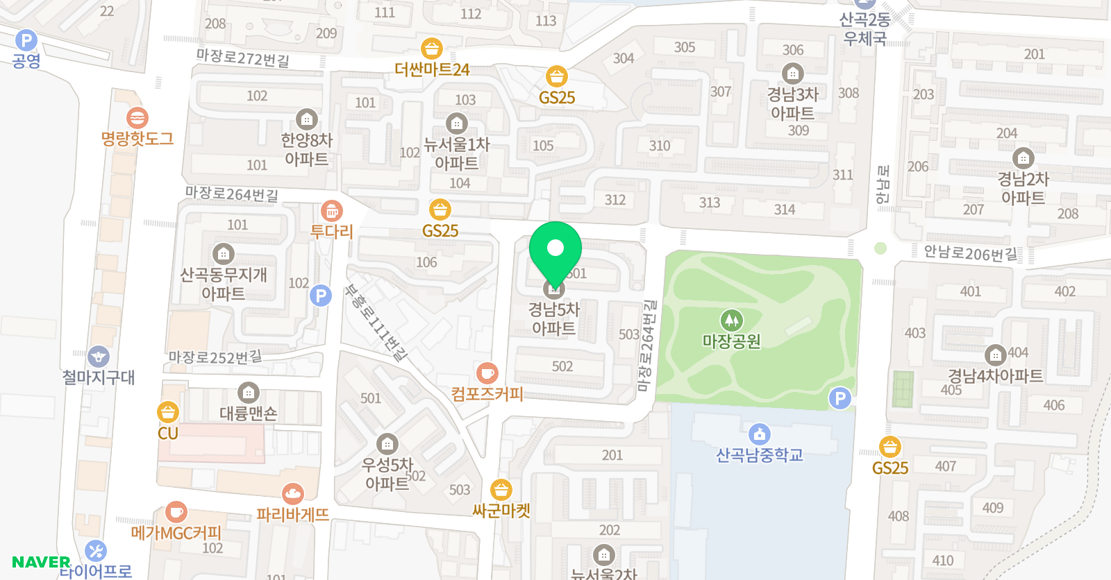 ELB 영어교습소 위치