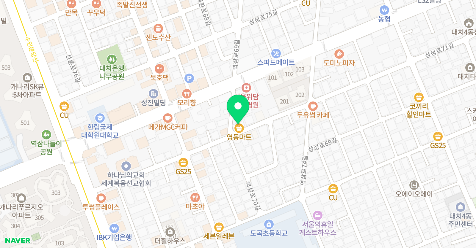 이감동미술학원 위치