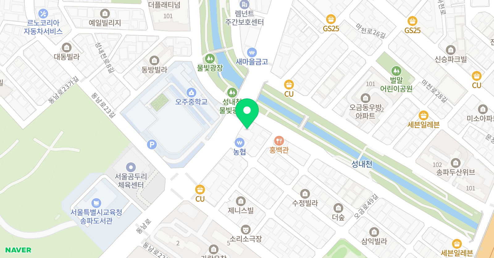 스프링베이 어학원 위치