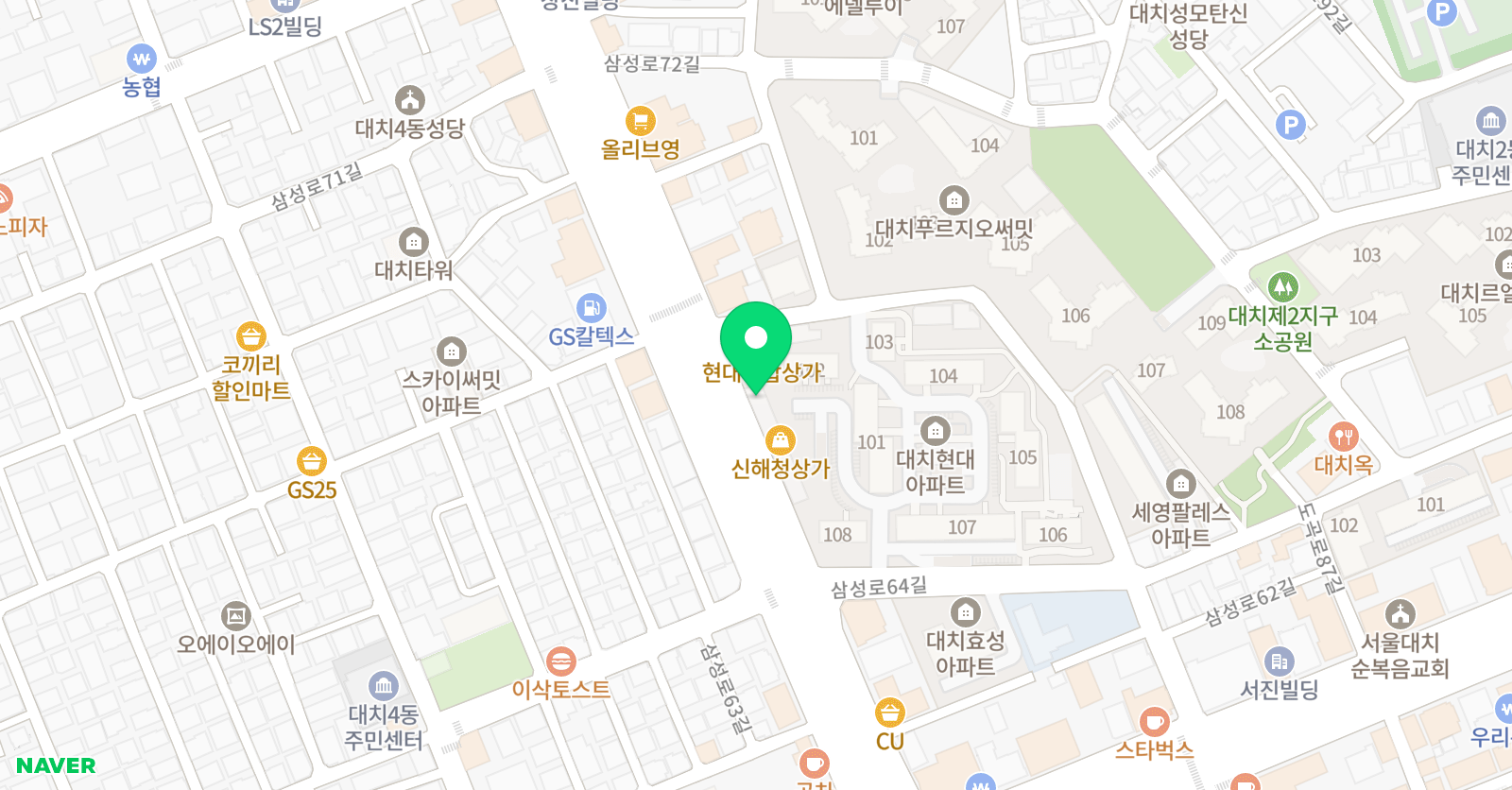 mil 수학학원 위치